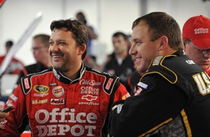Ryan Newman Tony Stewart