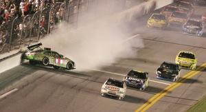 Kyle Busch wrecks at Daytona