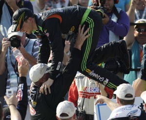 Brad Keslowski wins Michigan