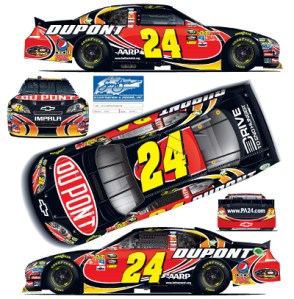 Jeff Gordon 2012 DuPont Paint Scheme 24