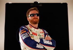 2012 NASCAR Media Day Dale Earnhardt Jr. Beard