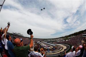 2012 Martinsvill March NASCAR Sprint Cup Series Race Flyover