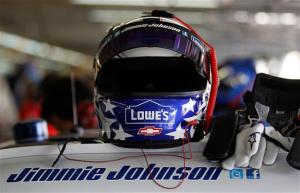 2012 Memorial Day Jimmie Johnson helmet
