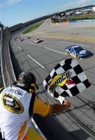 2012 Talladega May NASCAR Sprint Cup Race Brad Keselowski Checkered&nbsp;Flag