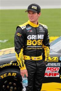 2012 Chicagoland Ryan Truex Stands On The Grid During Qualifying
