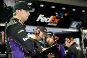 2012 Martinsville2 Denny Hamlin In Garage
