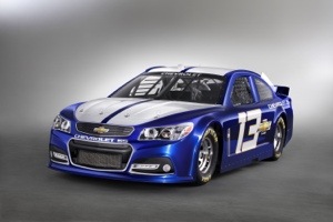The 2013 NASCAR Chevrolet SS Cup Series Car Front