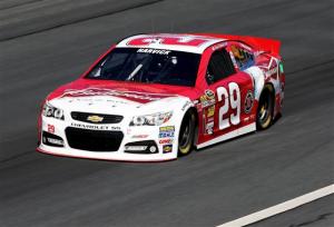 2013 CMS Test Kevin Harvick On Track