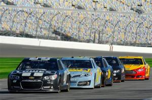 2013 Daytona Preseason Thunder Jimmie Johnson At Front Of Line