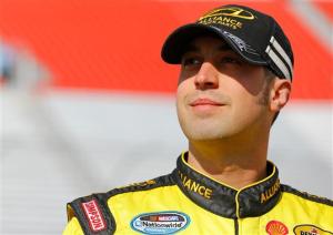 2013 Bristol1 March Sam Hornish Jr On Grid
