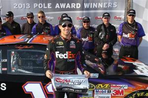 denny-hamlin-pole-auto-club-nascar-march-2013