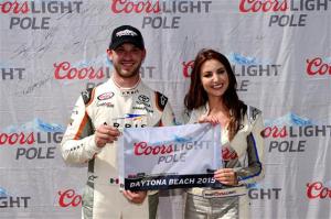during qualifying for the NASCAR XFINITY Series Subway Firecracker 250 at Daytona International Speedway on July 4, 2015 in Daytona Beach, Florida.