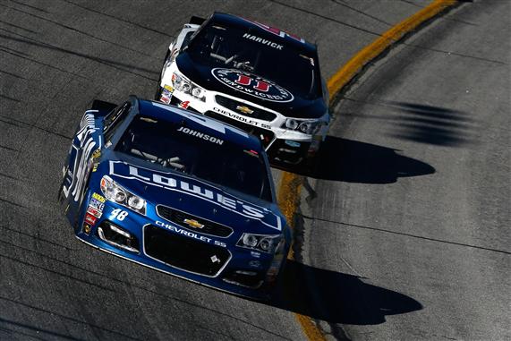 during the NASCAR Sprint Cup Series Folds of Honor QuikTrip 500 at Atlanta Motor Speedway on February 28, 2016 in Hampton, Georgia.