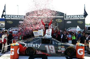 during the NASCAR Sprint Cup Series TOYOTA OWNERS 400 at Richmond International Raceway on April 24, 2016 in Richmond, Virginia.
