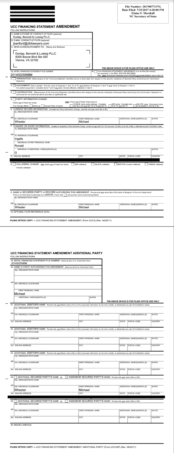 Ucc Filing Example BK Racing Defaults on Promissory Note, Is the End Near? – The Final Lap ...